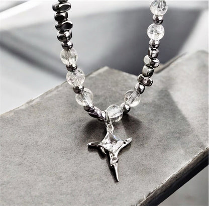 GLASS ORBIT NECKLACE