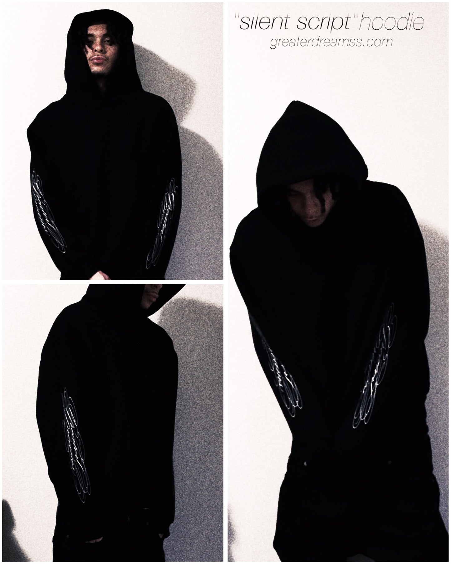 SILENT SCRIPT HOODIE